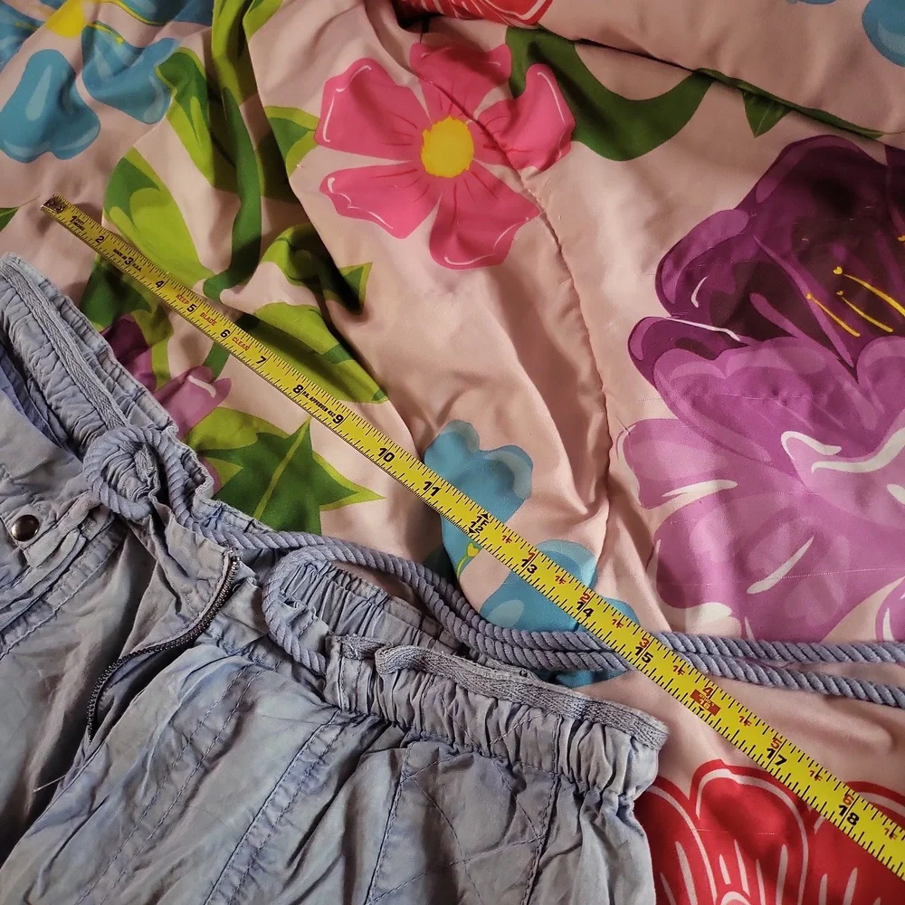 Free people moon Bay Parachute Shorts in blue - small - NWOT - Picture 8 of 8